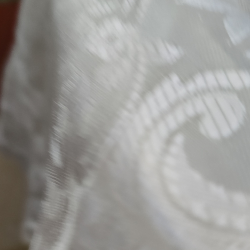 Elegant White Lace Fabric
